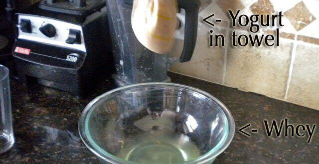 how to make homemade whey and cream cheese from yogurt at home