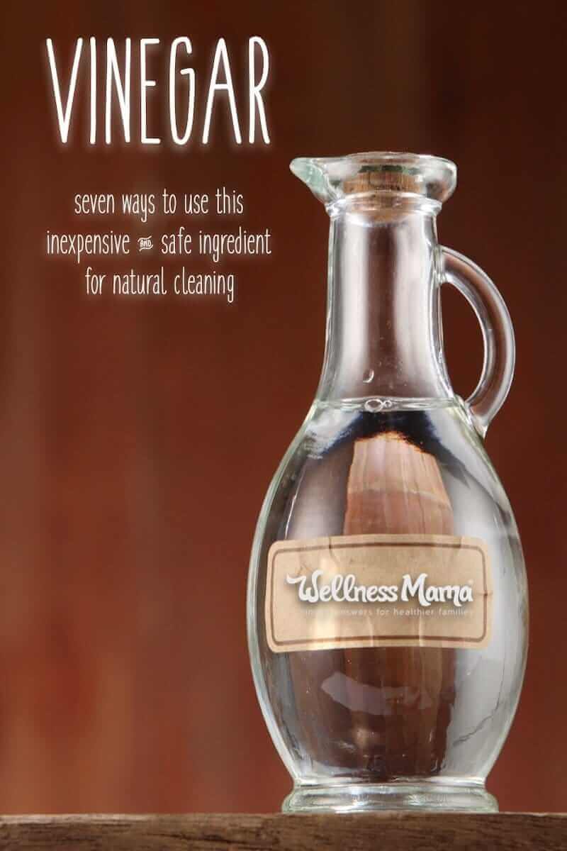 Vinegar is a great versatile natural cleaning aid and it is helpful in cleaning windows, bathrooms and floors and in removing stains and mold.