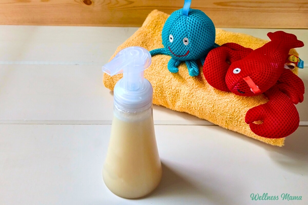 Gentle Foaming Baby Wash (Easy Homemade Recipe)