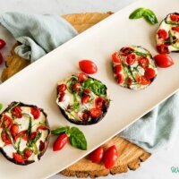 Stuffed Portobello mushrooms