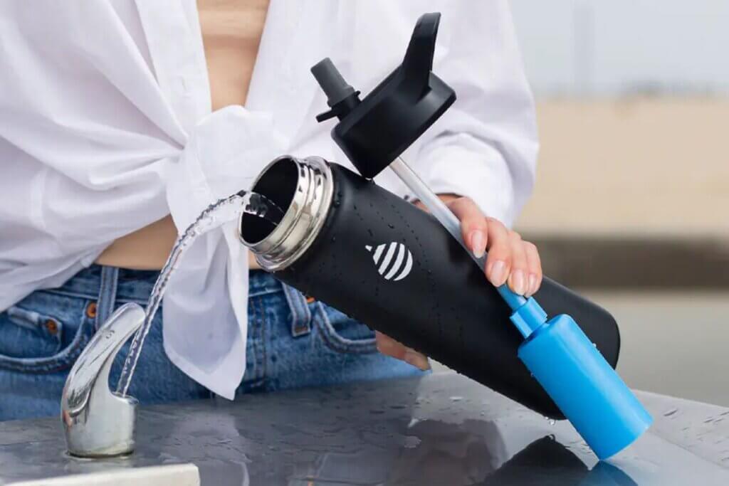 Clearly Filtered Water Bottle