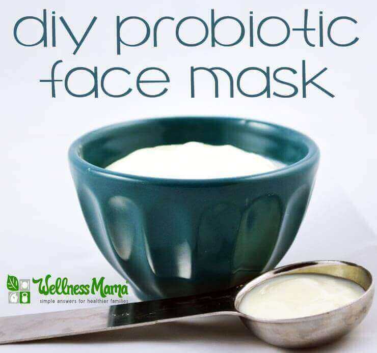 DIY probiotic face mask