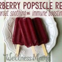 Elderberry Popsicle Recipe - throat soothing and immune boosting