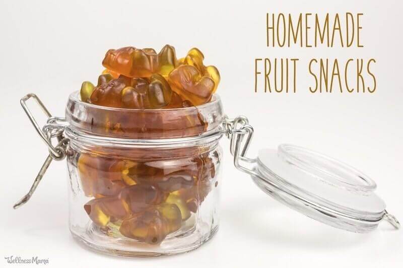Homemade Fruit Snacks (aka Gummy Bears)