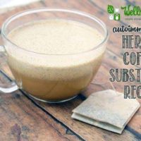 Herbal Coffee Substitute Recipe with protein and healthy fats for natural energy