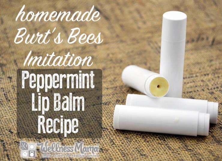 Homemade Burts Bees Imitation Peppermint Lip Balm Recipe
