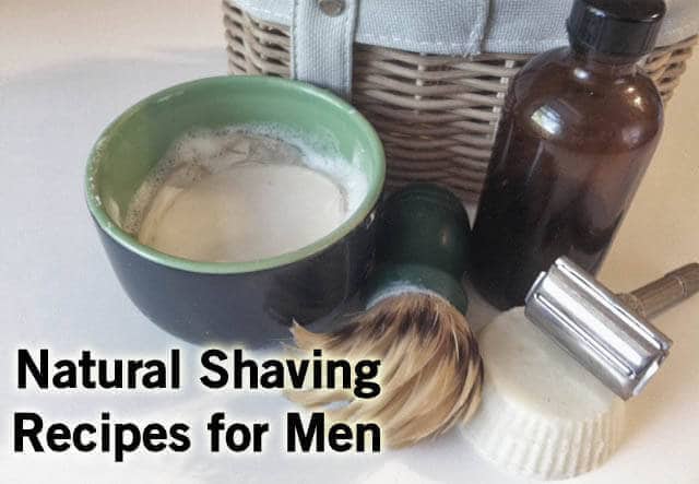 Homemade natural shaving options for men