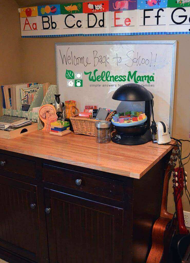 Homeschool Classroom Cabinet Setup