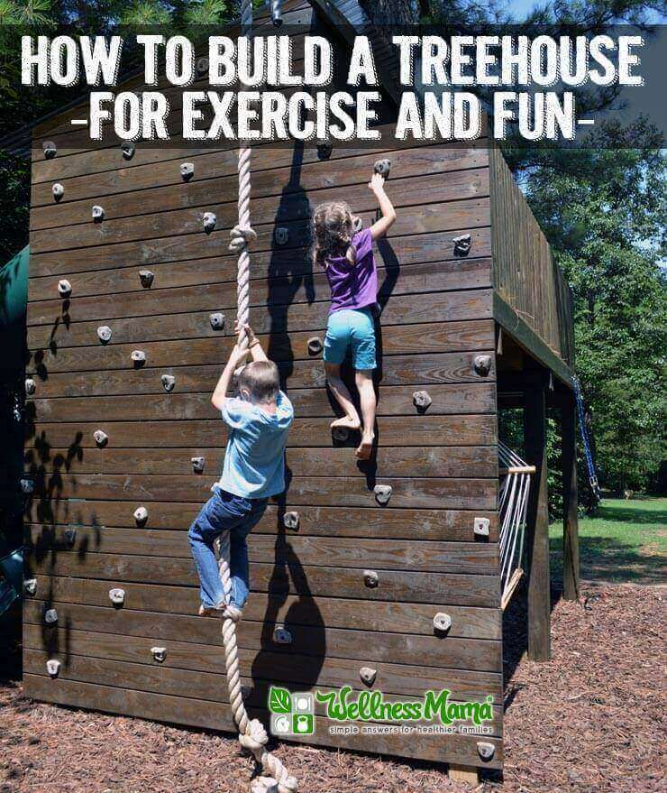 How to build a treehouse for exercise and fun