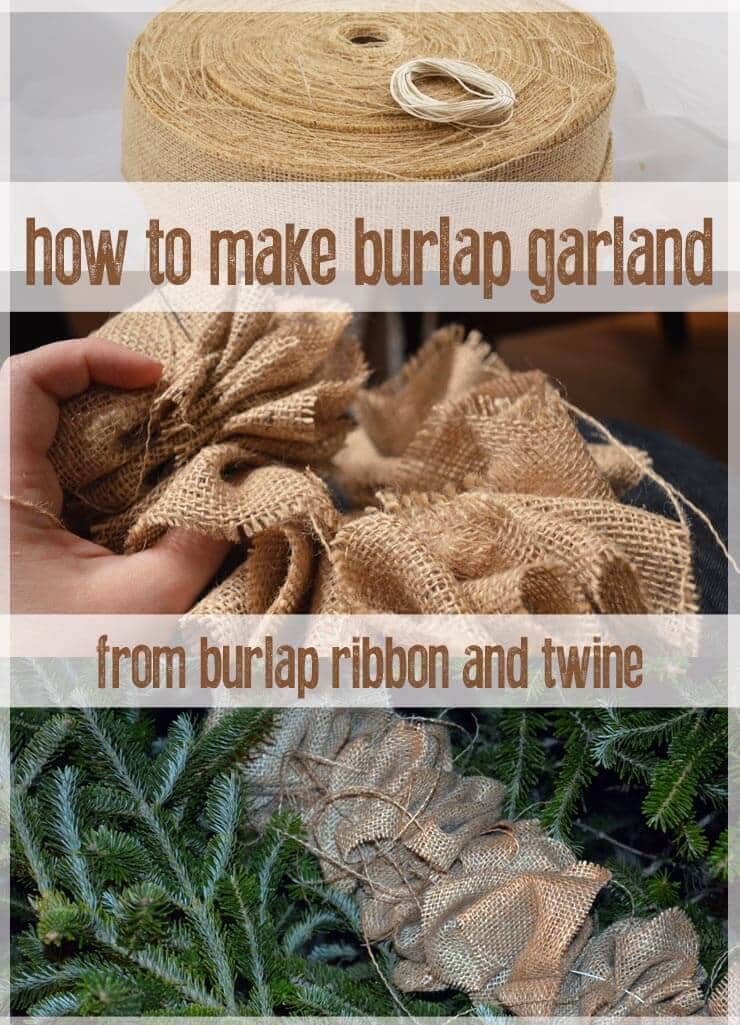 How to Make Burlap Garland