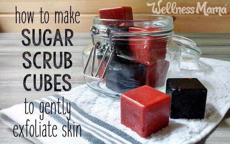 How to Make Sugar Scrub Cubes to Gently Exfoliate Skin