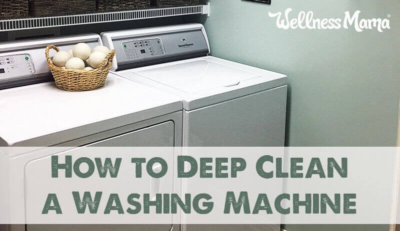 How to deep clean a washing machine naturally with Fit Bottomed Zone