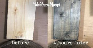 How to distress wood naturally with vinegar and steel wool