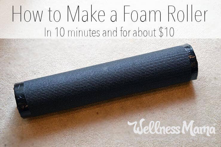 How to make a foam roller at home for about ten dollars