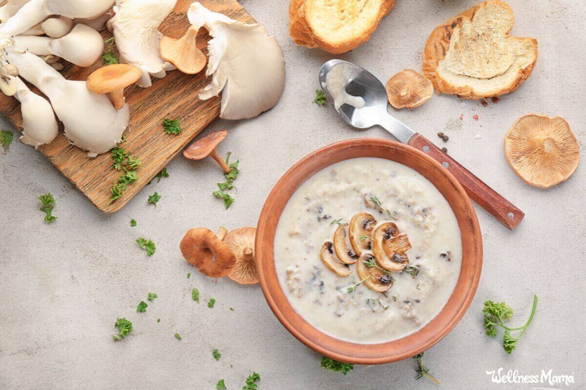 Homemade Cream of Mushroom Soup