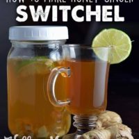 How to make honey ginger switchel