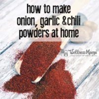 How to make onion powder-garlic powder- or chili powder at home