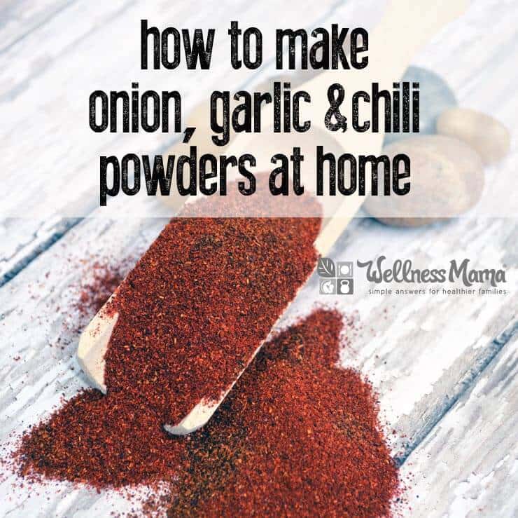 How to make onion powder-garlic powder- or chili powder at home