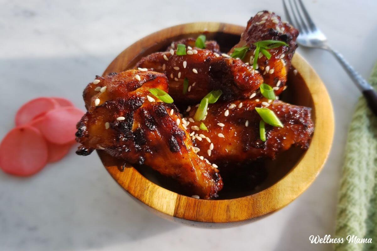 Korean Chicken Wings With Gochujang Sauce