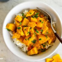 mango chicken curry