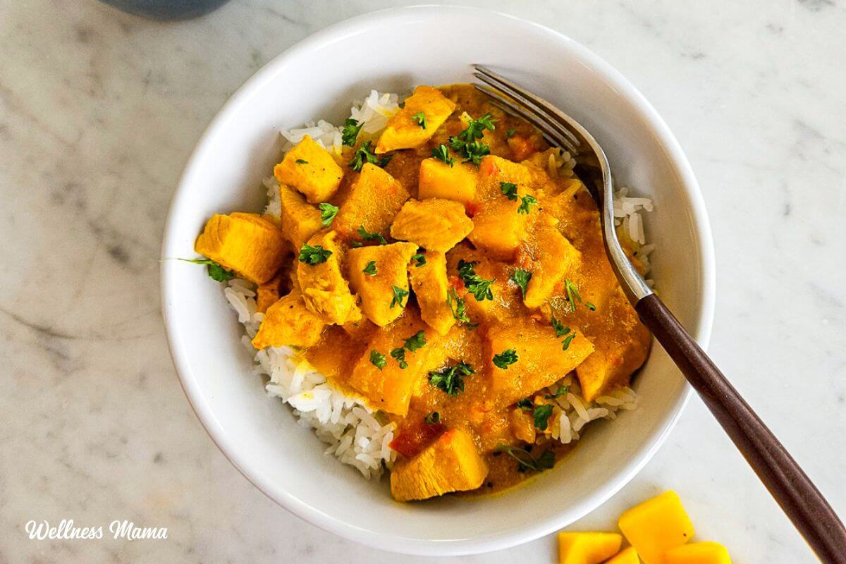 mango chicken curry