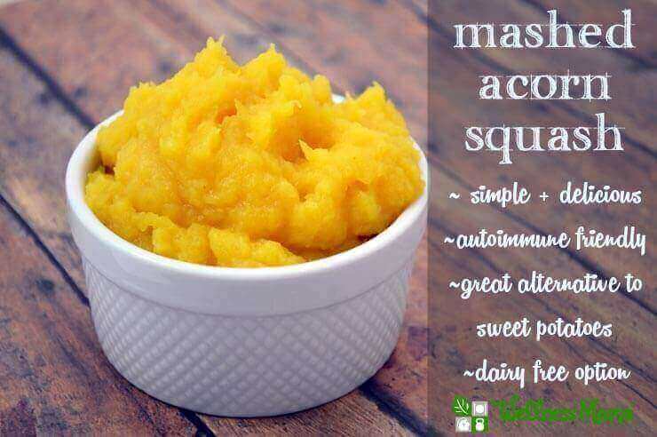 Mashed Acorn Squash