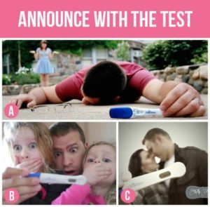 Pregnancy Announcement Photo