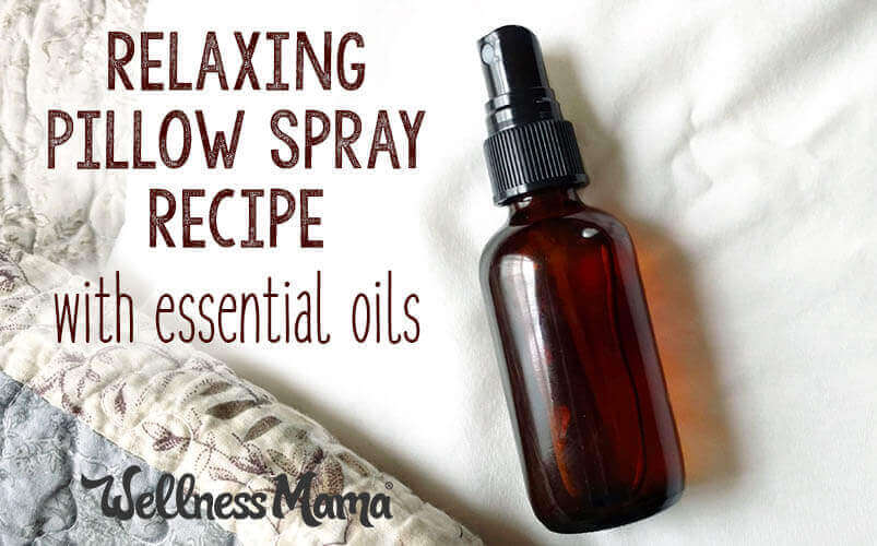 Relaxing Pillow Spray Recipe with Essential Oils