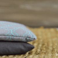 DIY heating pad with rice