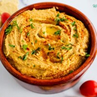 roasted garlic hummus