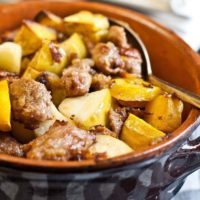 Sausage Apple and Sweet Potato Hash