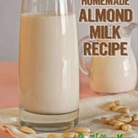 Simple Homemade Almond Milk Recipe
