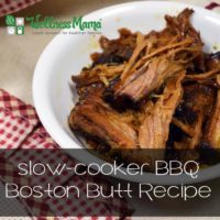 Slow Cooker BBQ BOston Butt Recipe
