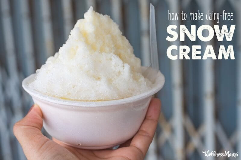 Easy Snow Cream Recipe