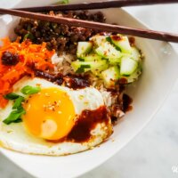 Korean rice bowls