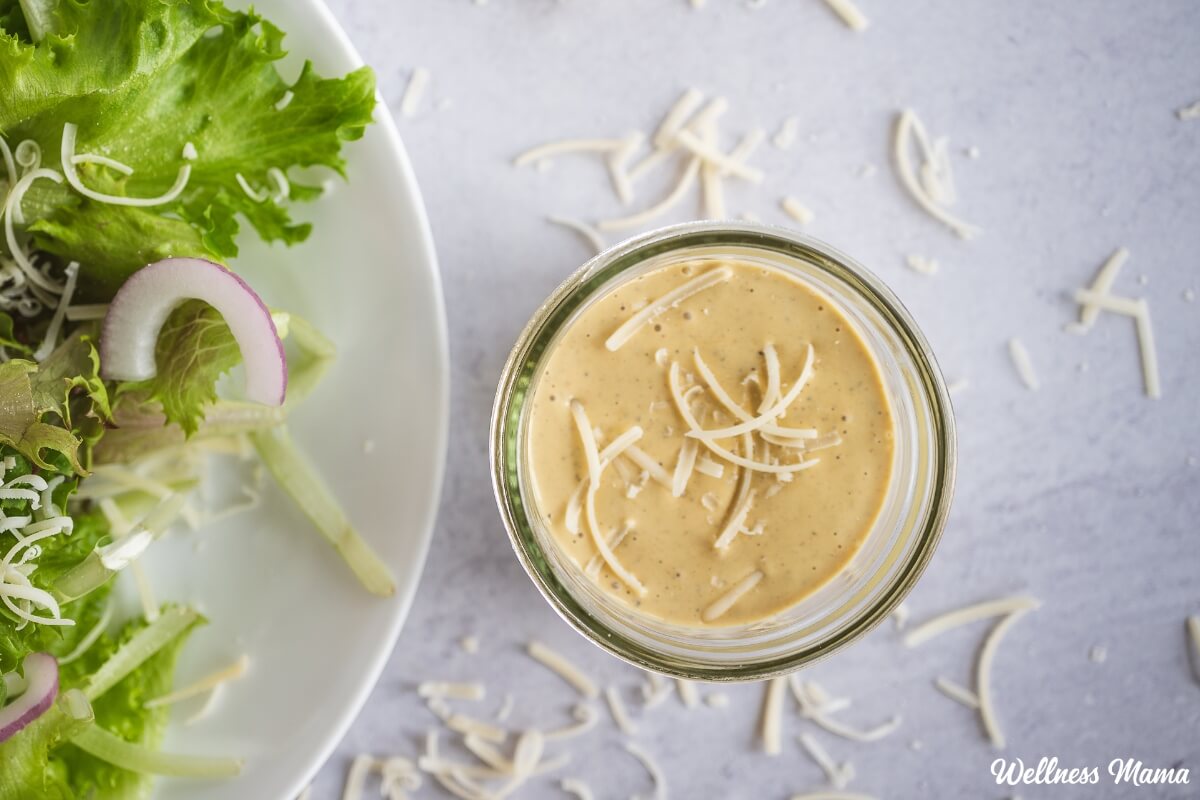 Healthy Homemade Caesar Salad Dressing (Dairy Optional)
