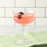 cranberry ginger mocktail