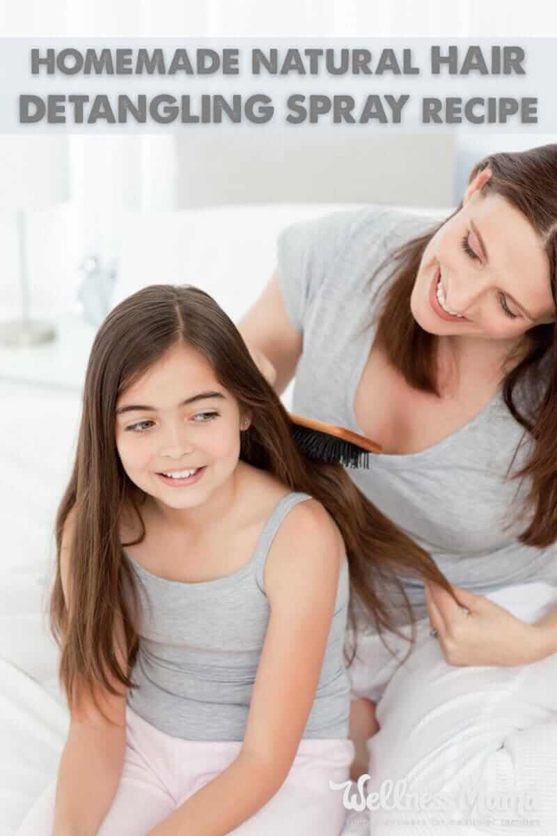 This homemade hair detangling spray is simple to make, chemical free and saves money over store bought versions. The secret ingredient is marshmallow root!