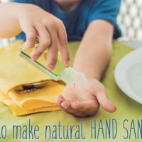 Homemade DIY natural hand sanitizer