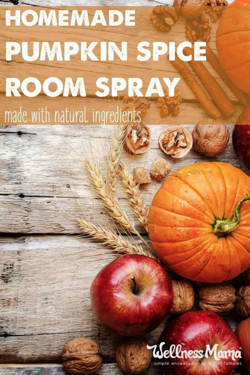 This pumpkin spice room spray brings the scents of fall indoors. Best enjoyed while consuming a pumpkin spice latte or pumpkin pie!
