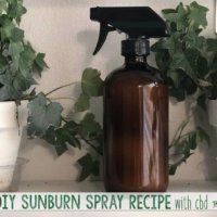 sunburn after spray