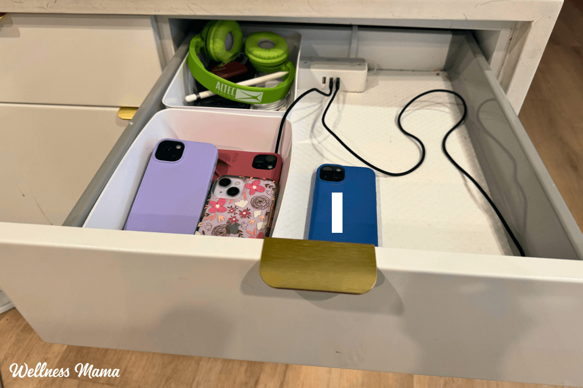 How I Added a DIY Charging Drawer to My Kitchen (& Why)