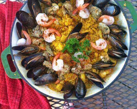 grain free seafood paella