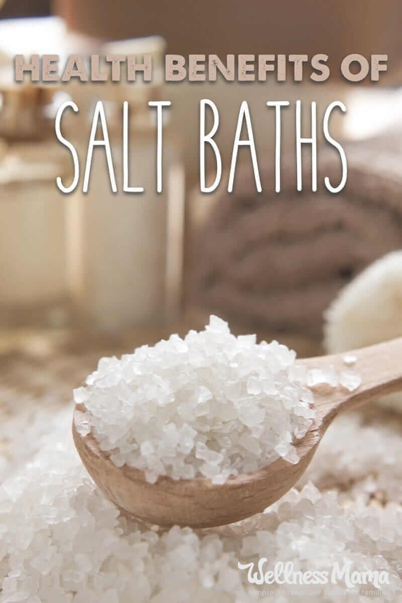 Magnesium salt baths are wonderful for the skin and can help boost the body's nutrient levels while relaxing.