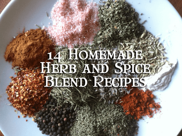 homemade herb and spice mixes