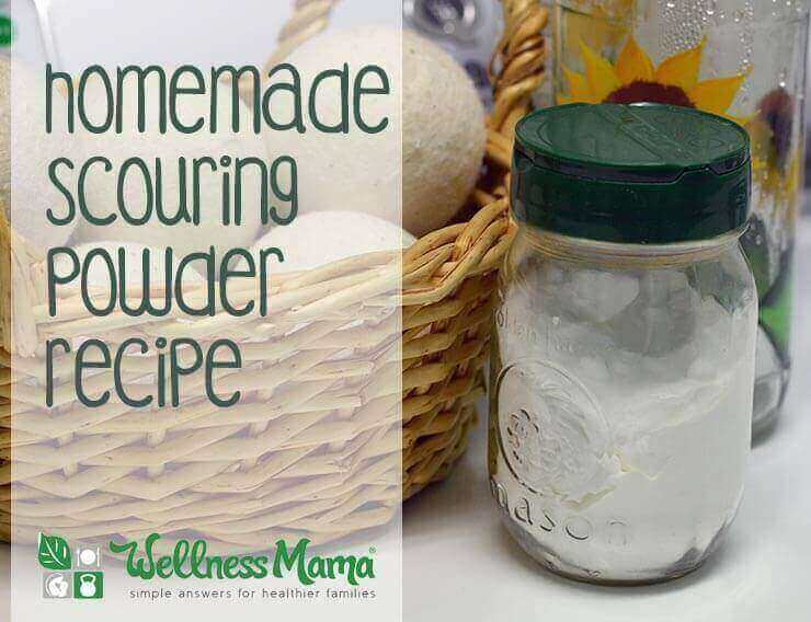 homemade scouring powder recipe with natural ingredients