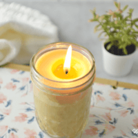 how to make beeswax candles