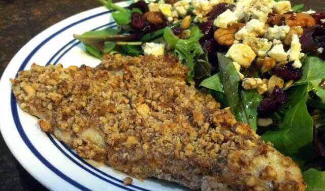 pecan crusted flounder