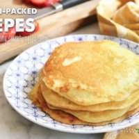 Protein packed crepes recipe