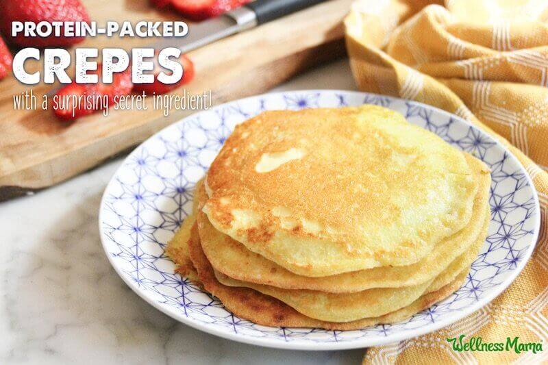Protein packed crepes recipe